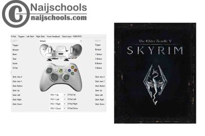 The Elder Scrolls V: Skyrim X360ce Settings for Any PC Gamepad Controller | TESTED & WORKING