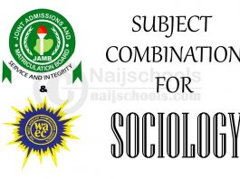 JAMB & WAEC Subject Combination for Sociology