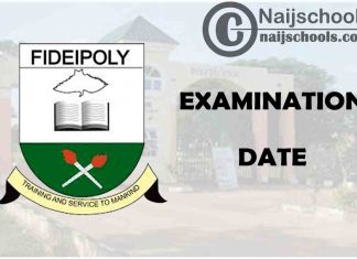 Fidei Polytechnic Gboko (FIDIEPOLY) 1st Semester Examination Commencement Date for 2020/2021 Academic Session | CHECK NOW