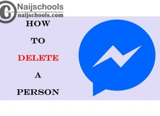 Complete 2021 Guide How to Delete a Person from Facebook Messenger App or Website