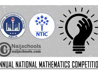 NTIC/NMC 18th Annual National Mathematics Competition (ANMC) 2021 for Primary School 5 & 6 Students | APPLY NOW