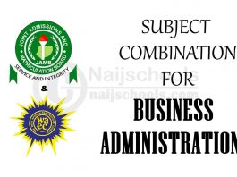 Subject Combination for Business Administration