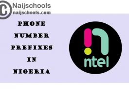 Complete List of All the ntel Phone Number (Telephone) Prefixes in Nigeria 2021