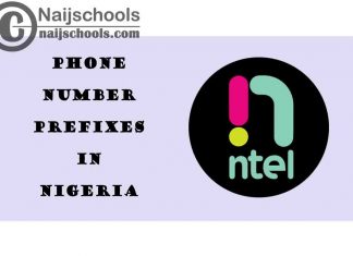 Complete List of All the ntel Phone Number (Telephone) Prefixes in Nigeria 2021