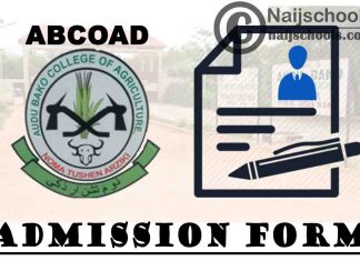 Audu Bako College of Agriculture Dambatta (ABCOAD) 2020/2021 Wildlife and Ecotourism Admission Form | APPLY NOW