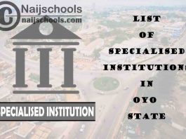Full List of Specialised Institutions in Oyo State Nigeria