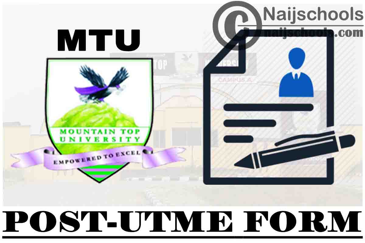 MTU Post-UTME Form for 2024/2025 session