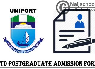 UNIPORT Institute of International Trade and Development (IITD) 2021/2022 Postgraduate Admission Form | APPLY NOW