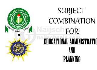 Subject Combination for Educational Administration and Planning