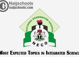 Most Expected Topics in 2023 NECO Integrated Science SSCE & GCE | CHECK NOW