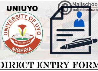 University of Uyo (UNIUYO) Direct Entry Screening Form for 2021/2022 Academic Session | APPLY NOW