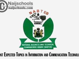 Expected Topics in NABTEB Information and Communication Technology