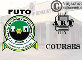 FUTO Courses for Art Students to Study; Full List