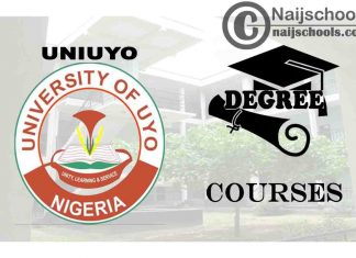 Degree Courses Offered in UNIUYO for Students