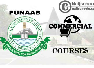 FUNAAB Courses for Commercial Students to Study