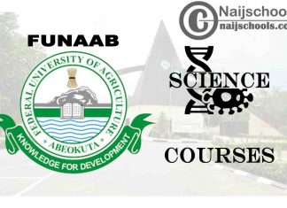 FUNAAB Courses for Science Students to Study