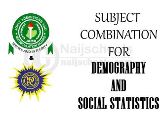 Subject Combination for Demography and Social Statistics