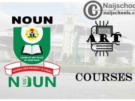 NOUN Courses for Art Students to Study; Full List