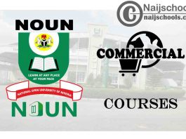 NOUN Courses for Commercial Students to Study