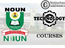 NOUN Courses for Technology & Engineering Students
