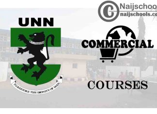 UNN Courses for Commercial Students to Study; Full List