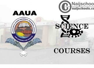 AAUA Courses for Science Students to Study; Full List