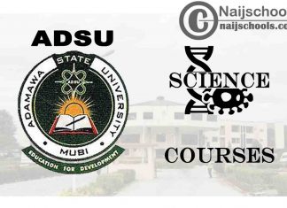 ADSU Courses for Science Students to Study; Full List