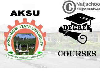 Degree Courses Offered in AKSU for Students to Study