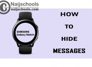 How to Hide Messages on Your Samsung Smart Watch