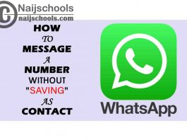 How to Message a WhatsApp Number Without Saving as Contact