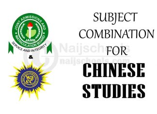 JAMB & WAEC Subject Combination for Chinese Studies