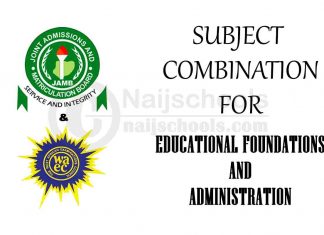 Subject Combination for Educational Foundations and Administration