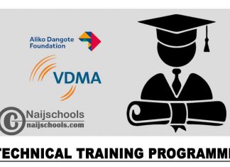 ADF-VDMA Technical Training Programme 2022; APPLY