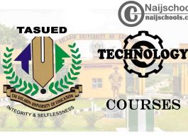 TASUED Courses for Technology & Engine Students