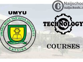 UMYU Courses for Technology & Engineering Students