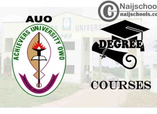Degree Courses Offered in Achievers University
