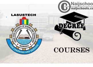 Degree Courses Offered in LASUSTECH for Students