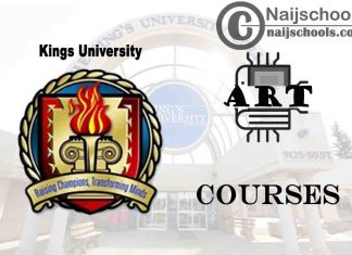 Kings University Courses for Art Students to Study