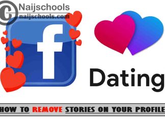 Remove Facebook Dating Stories on Your Profile