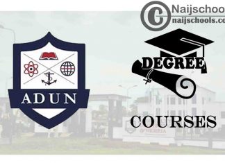 Degree Courses Offered in ADUN for Students