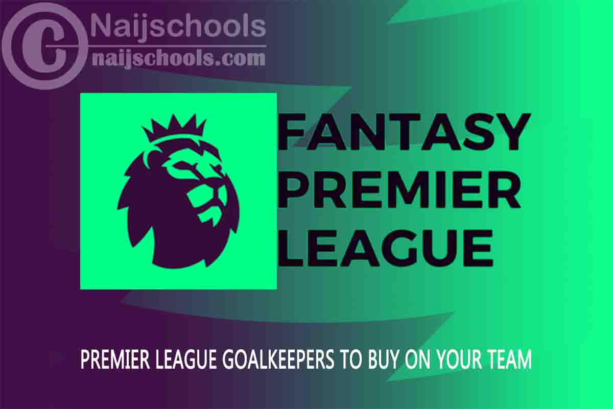 Premier League Goalkeepers to Buy on Your FPL Team 2023/2024 NAIJSCHOOLS