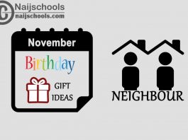18 November Birthday Gifts to Buy For Your Neighbour