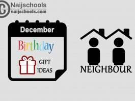 18 December Birthday Gifts to Buy For Your Neighbour