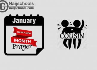 18 January New Month Prayer for Your Cousin
