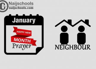 18 Happy New Month Prayer for Your Neighbour in January