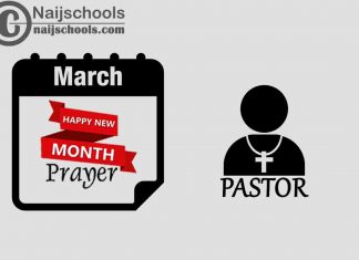18 Happy New Month Prayer for Your Pastor in March