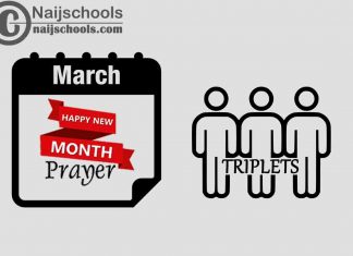 27 Happy New Month Prayer for Your Triplets in March