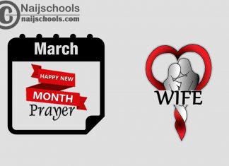 15 Happy New Month Prayer for Your Wife in March