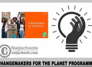 Changemakers for the Planet Programme 2023