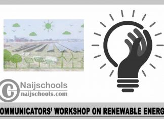 Communicators’ Workshop on Renewable Energy 2023
